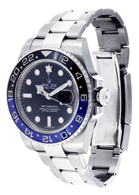 steel rolex batman